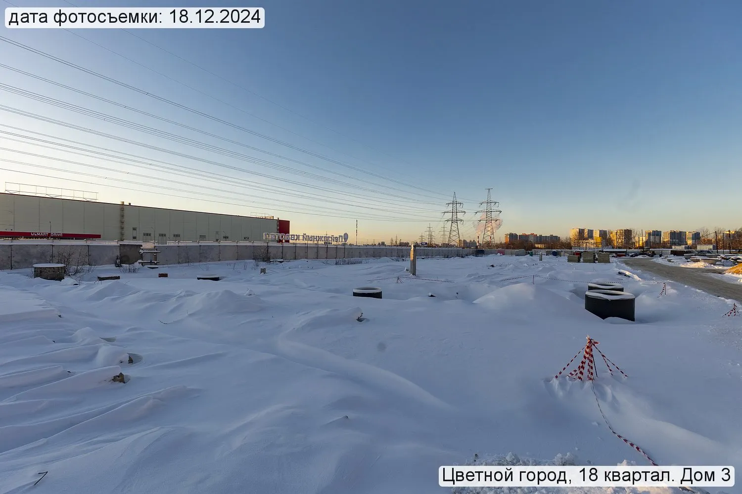 Пейзажный квартал ход строительства