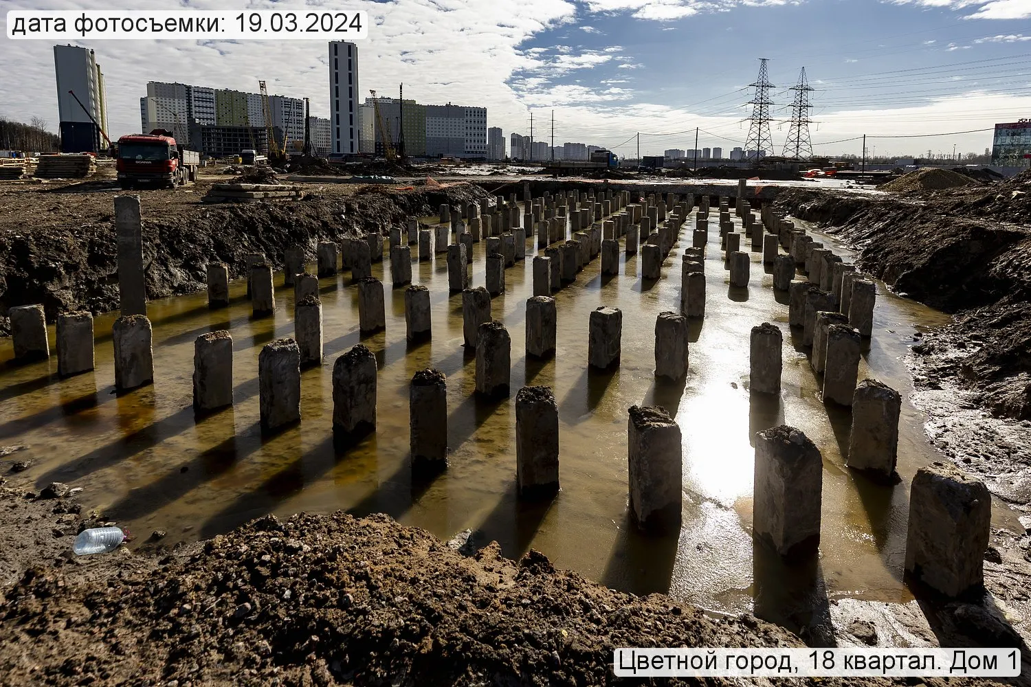 Пейзажный квартал ход строительства