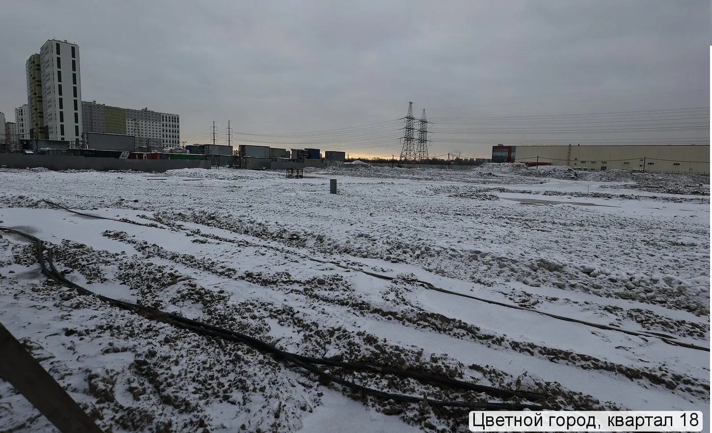 Пейзажный квартал ход строительства