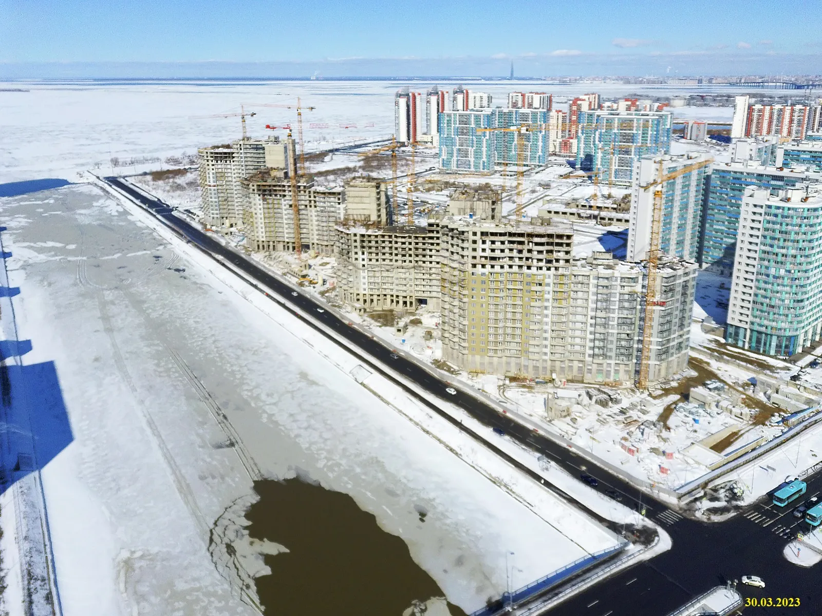 ЖК "Огни Залива" ход строительства