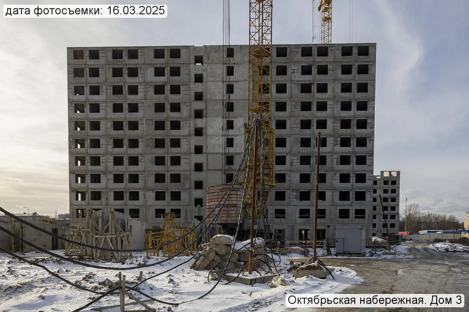 ЖК Октябрьская набережная ход строительства