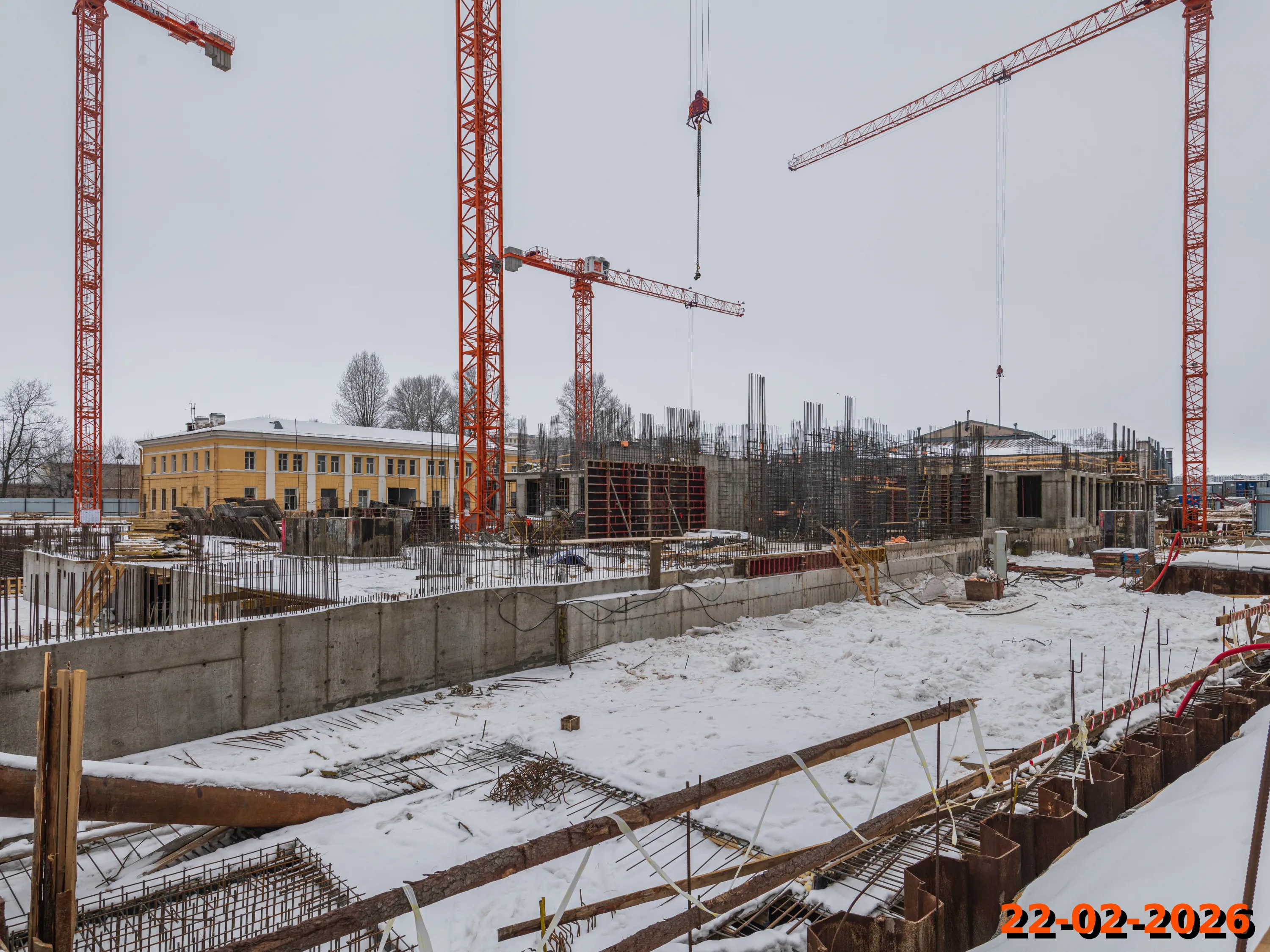 ЖК Шкиперский 19 ход строительства