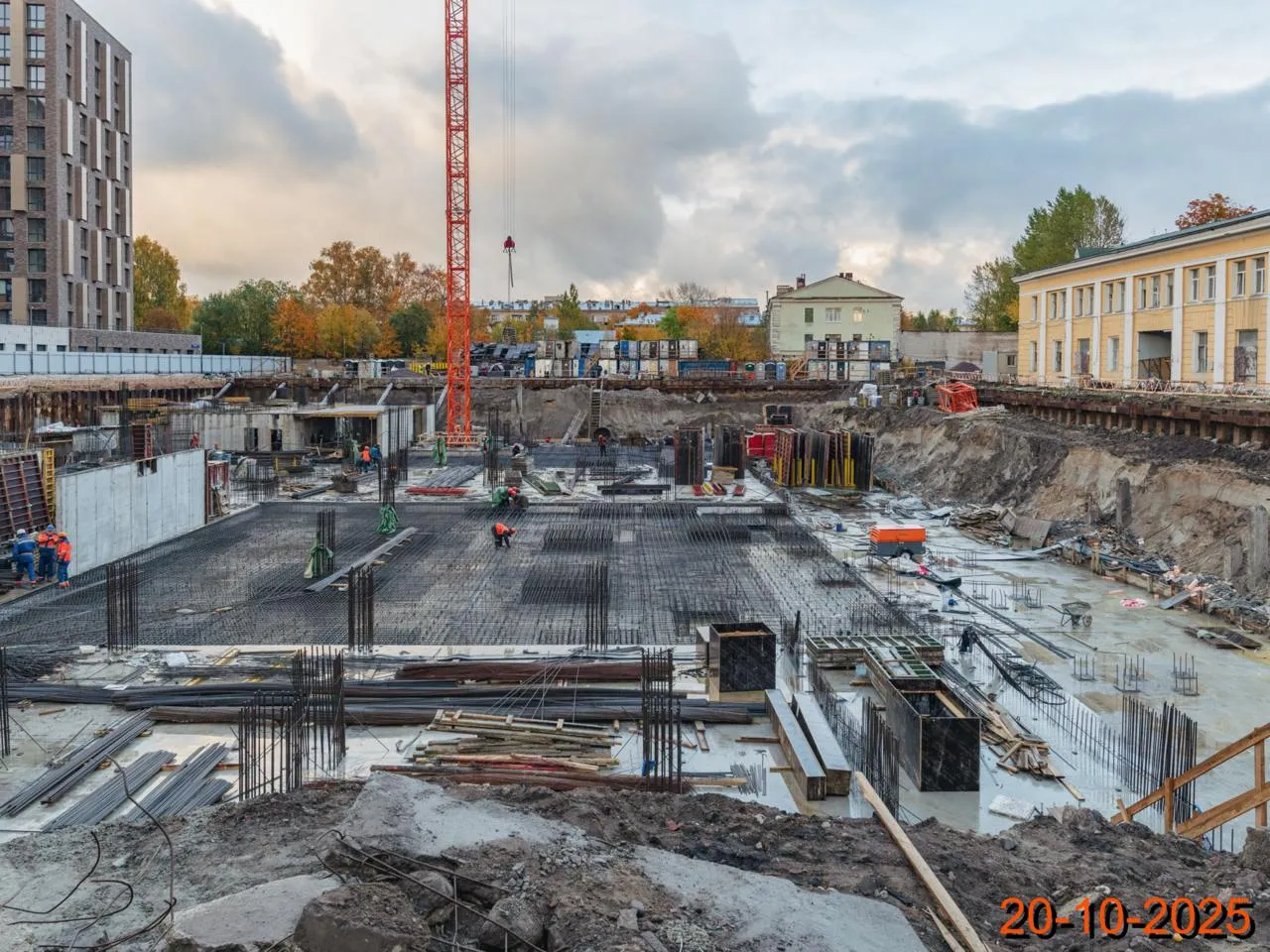 ЖК Шкиперский 19 ход строительства