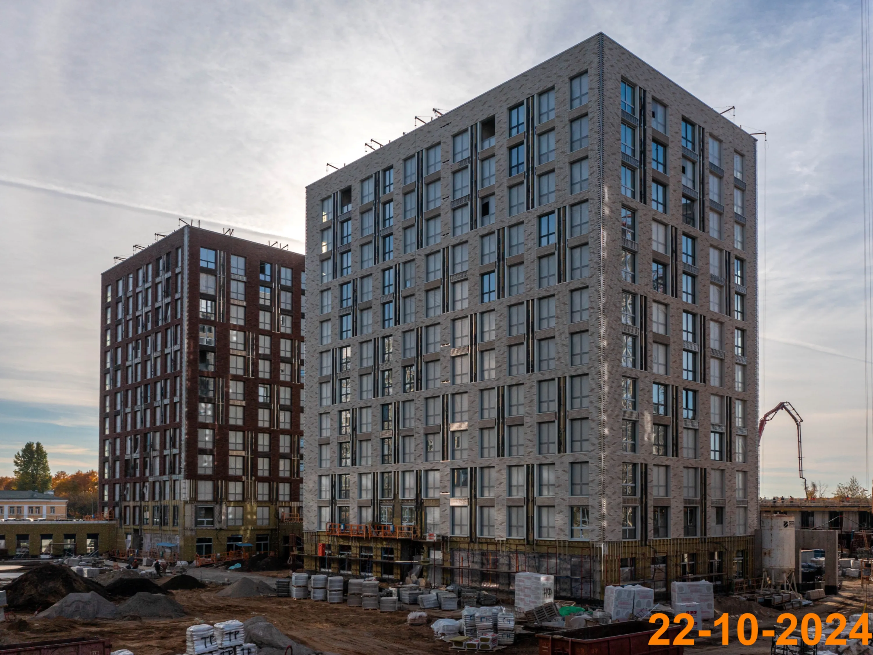 ЖК Шкиперский 19 ход строительства