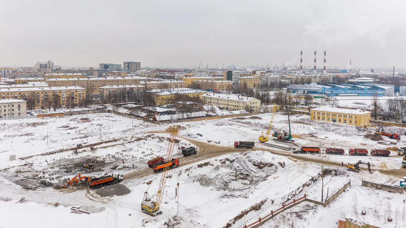ЖК Шкиперский 19 ход строительства