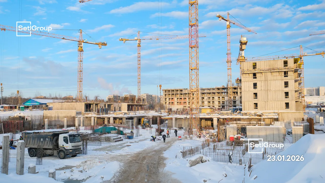 СЭТЛ Ривьера ход строительства