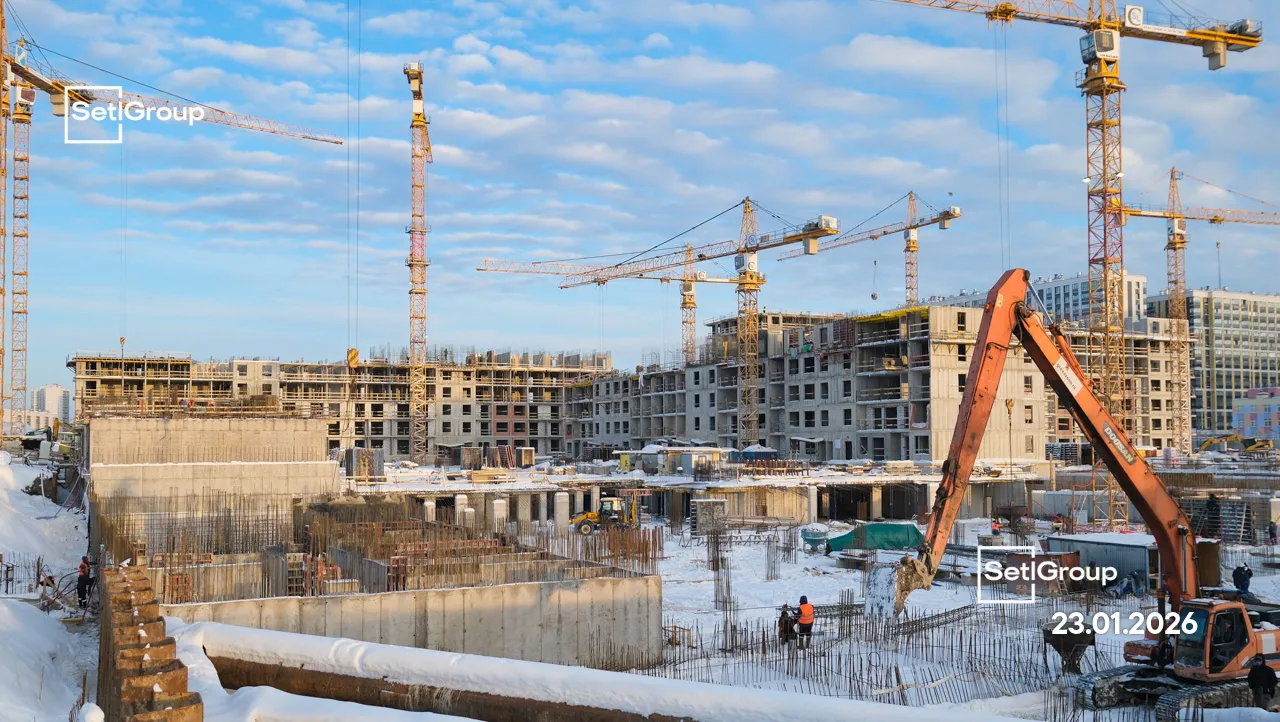 СЭТЛ Ривьера ход строительства