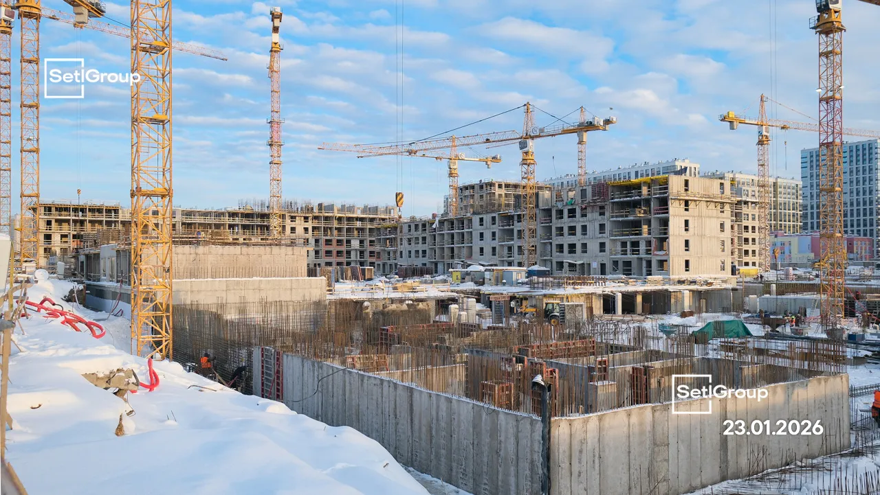 СЭТЛ Ривьера ход строительства