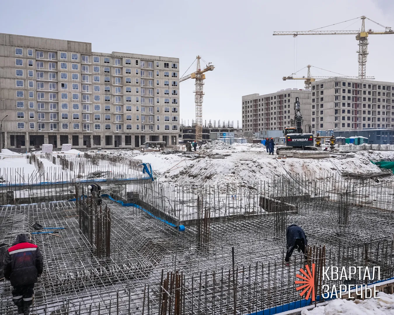 ЖК Квартал Заречье ход строительства