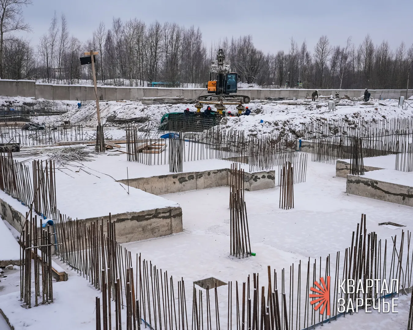 ЖК Квартал Заречье ход строительства