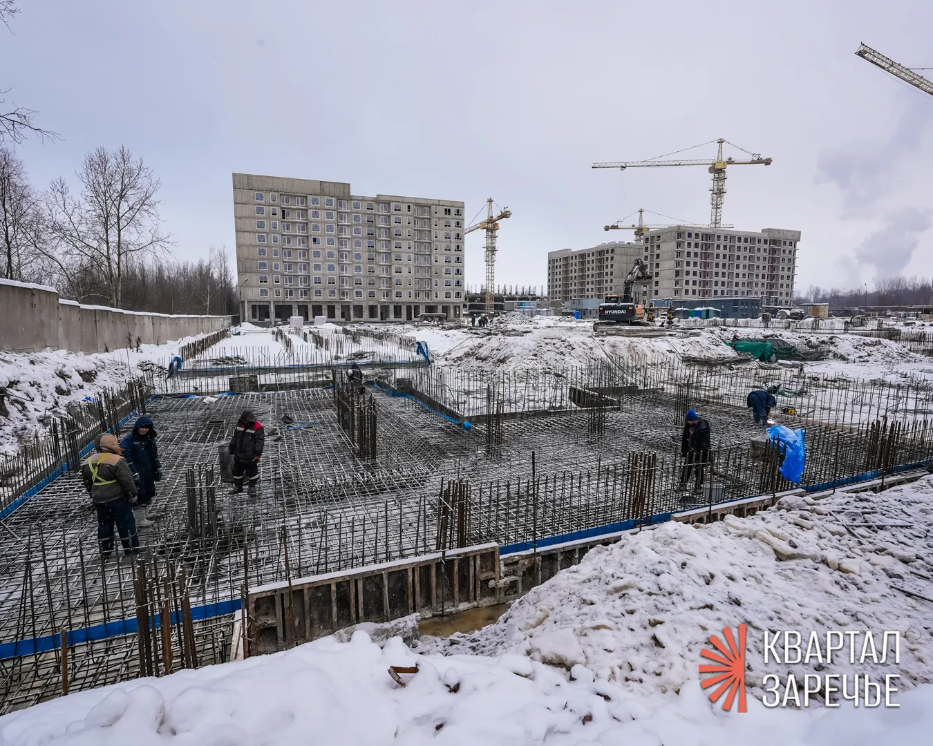 ЖК Квартал Заречье ход строительства