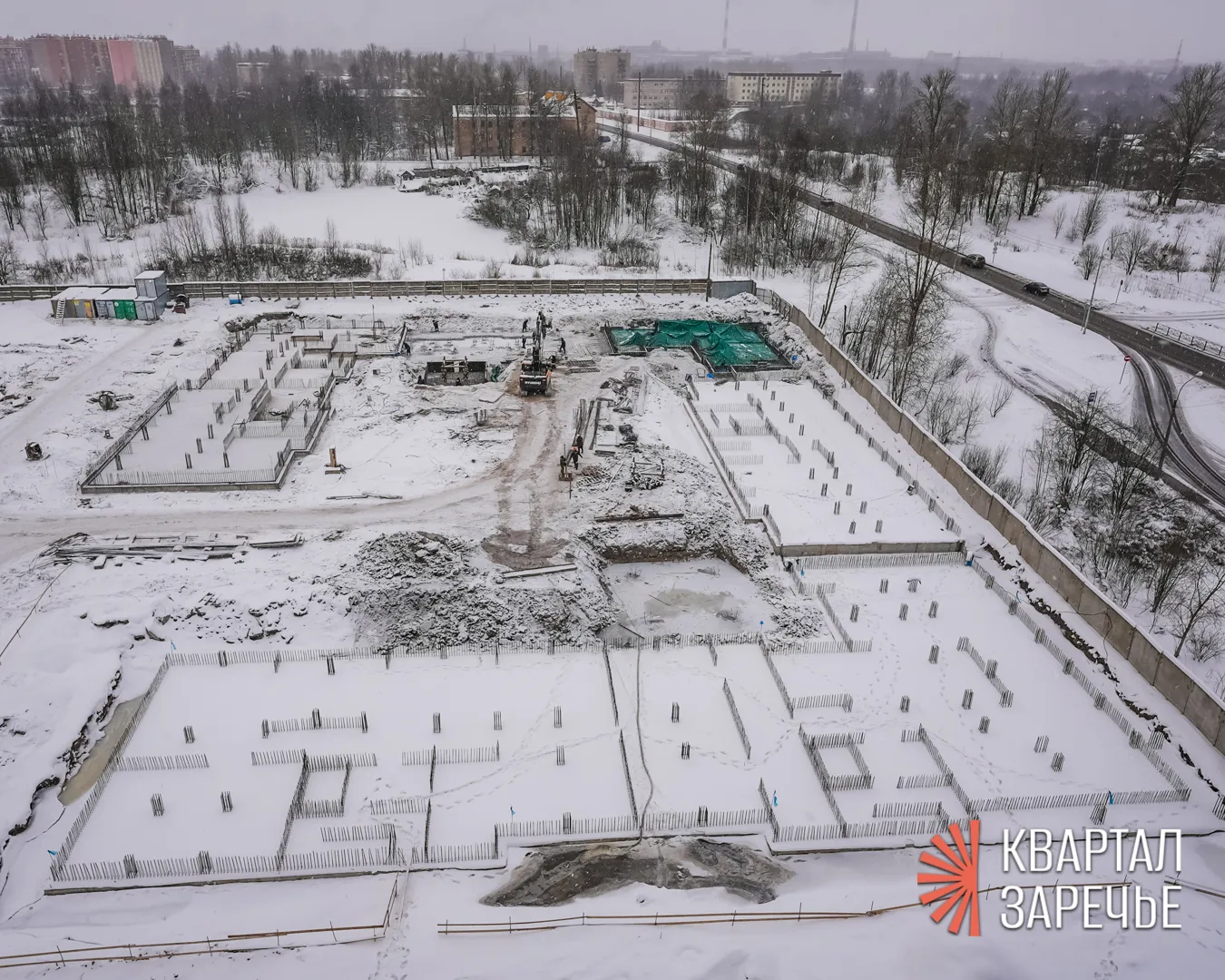 ЖК Квартал Заречье ход строительства