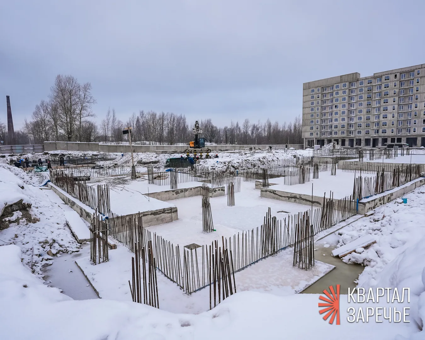 ЖК Квартал Заречье ход строительства