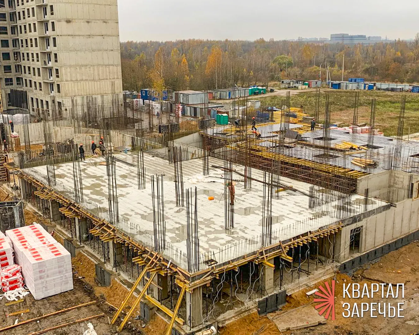ЖК Квартал Заречье ход строительства