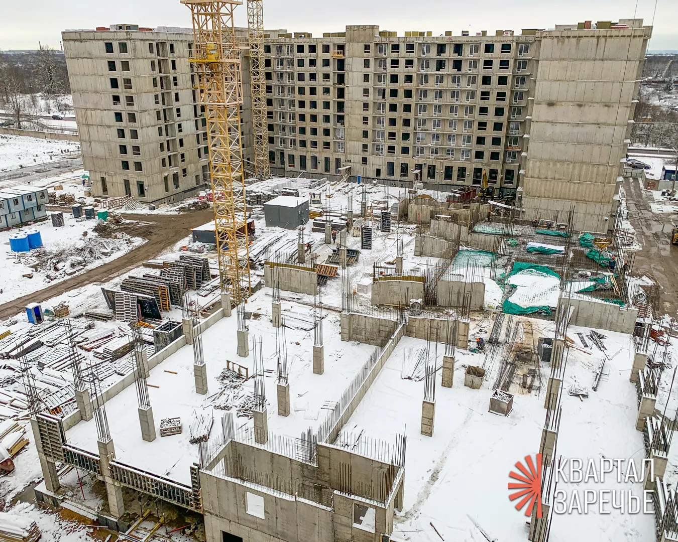 ЖК Квартал Заречье ход строительства