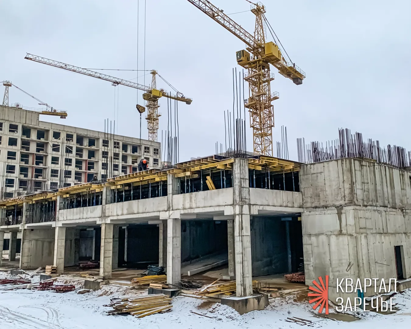 ЖК Квартал Заречье ход строительства