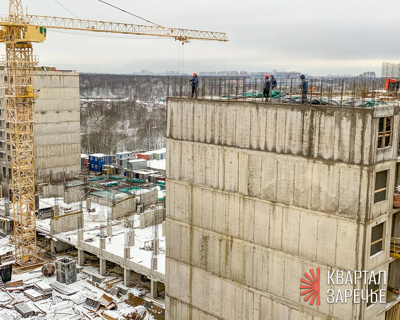 ЖК Квартал Заречье ход строительства