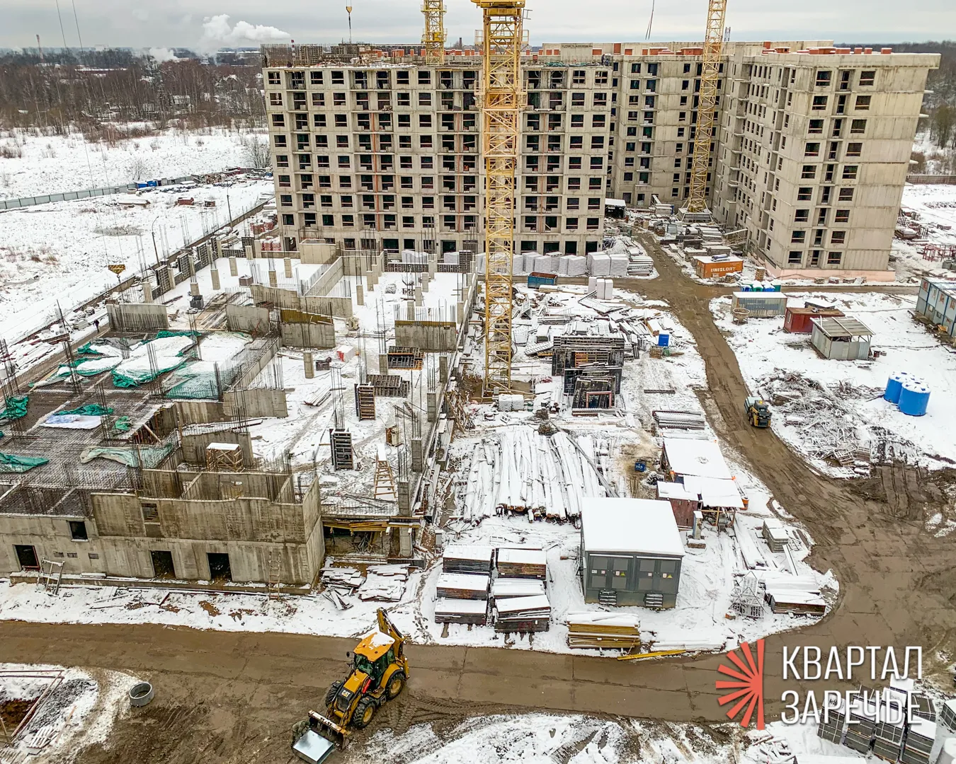 ЖК Квартал Заречье ход строительства