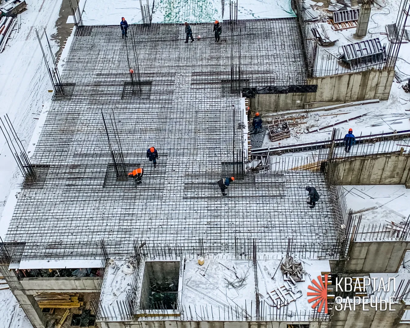 ЖК Квартал Заречье ход строительства