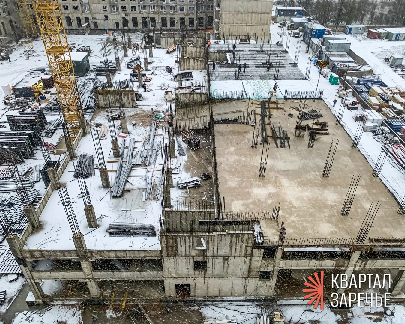 ЖК Квартал Заречье ход строительства