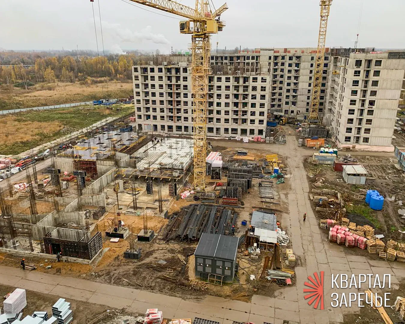 ЖК Квартал Заречье ход строительства