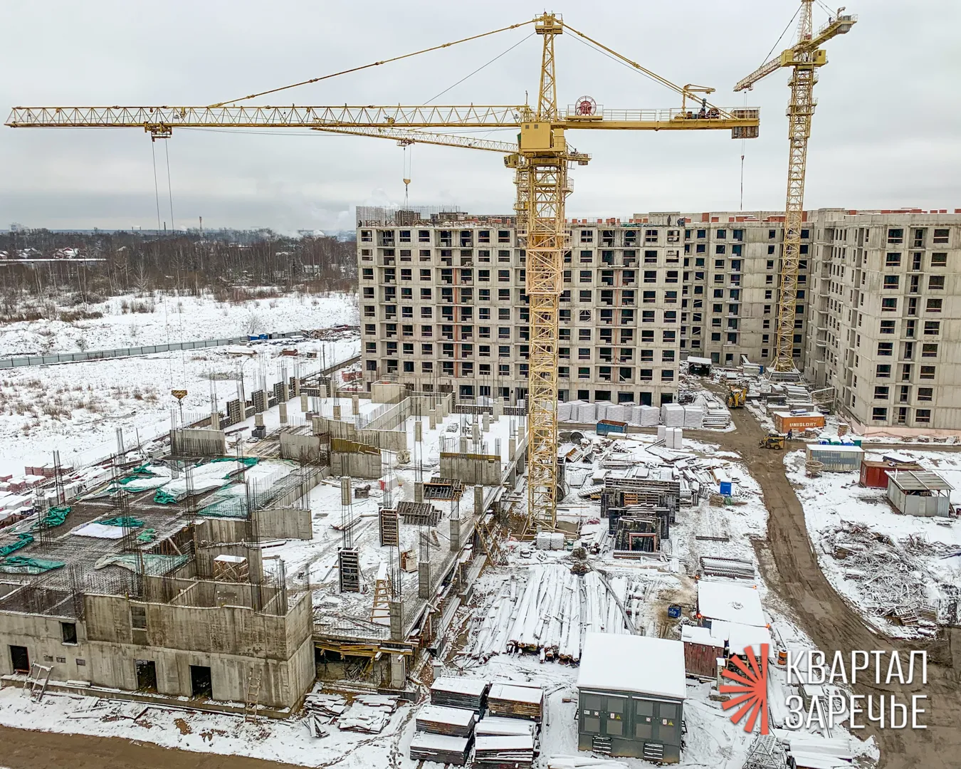ЖК Квартал Заречье ход строительства