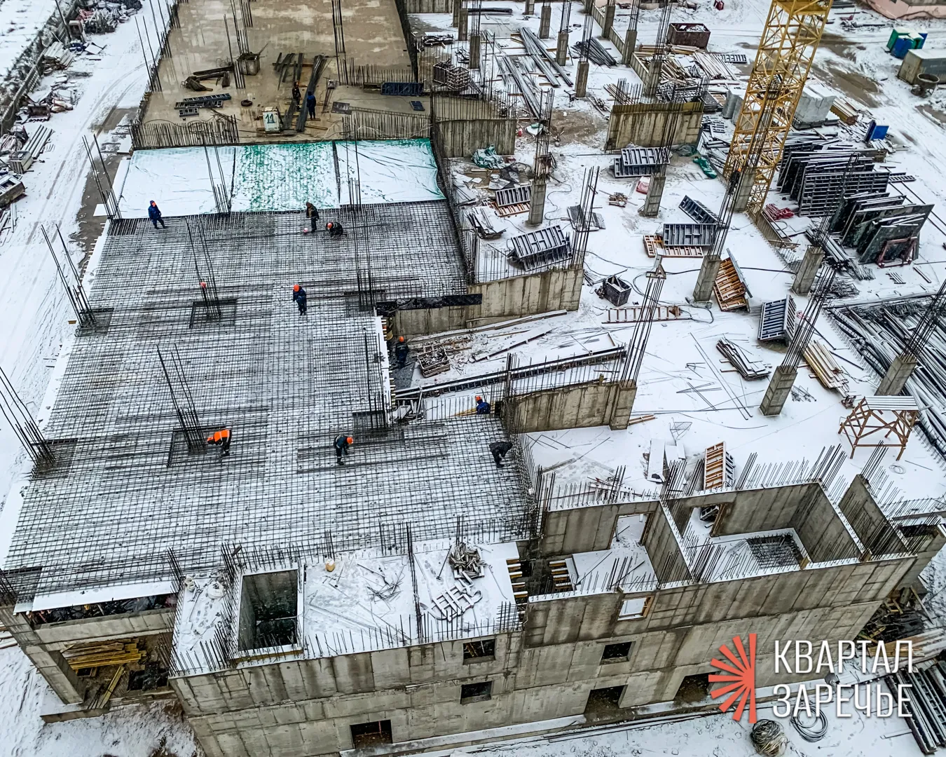 ЖК Квартал Заречье ход строительства