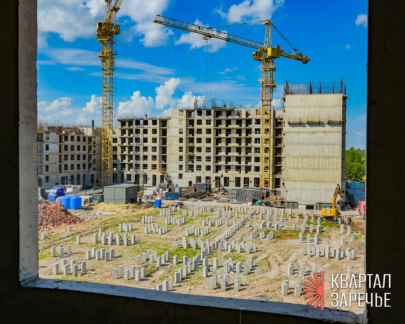 ЖК Квартал Заречье ход строительства