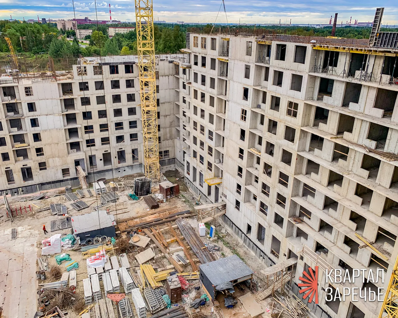 ЖК Квартал Заречье ход строительства
