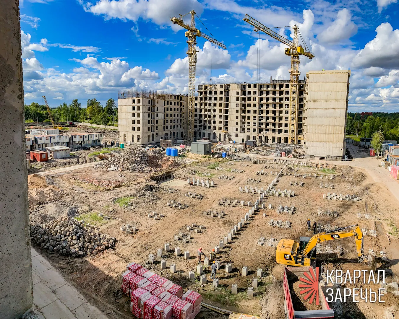 ЖК Квартал Заречье ход строительства