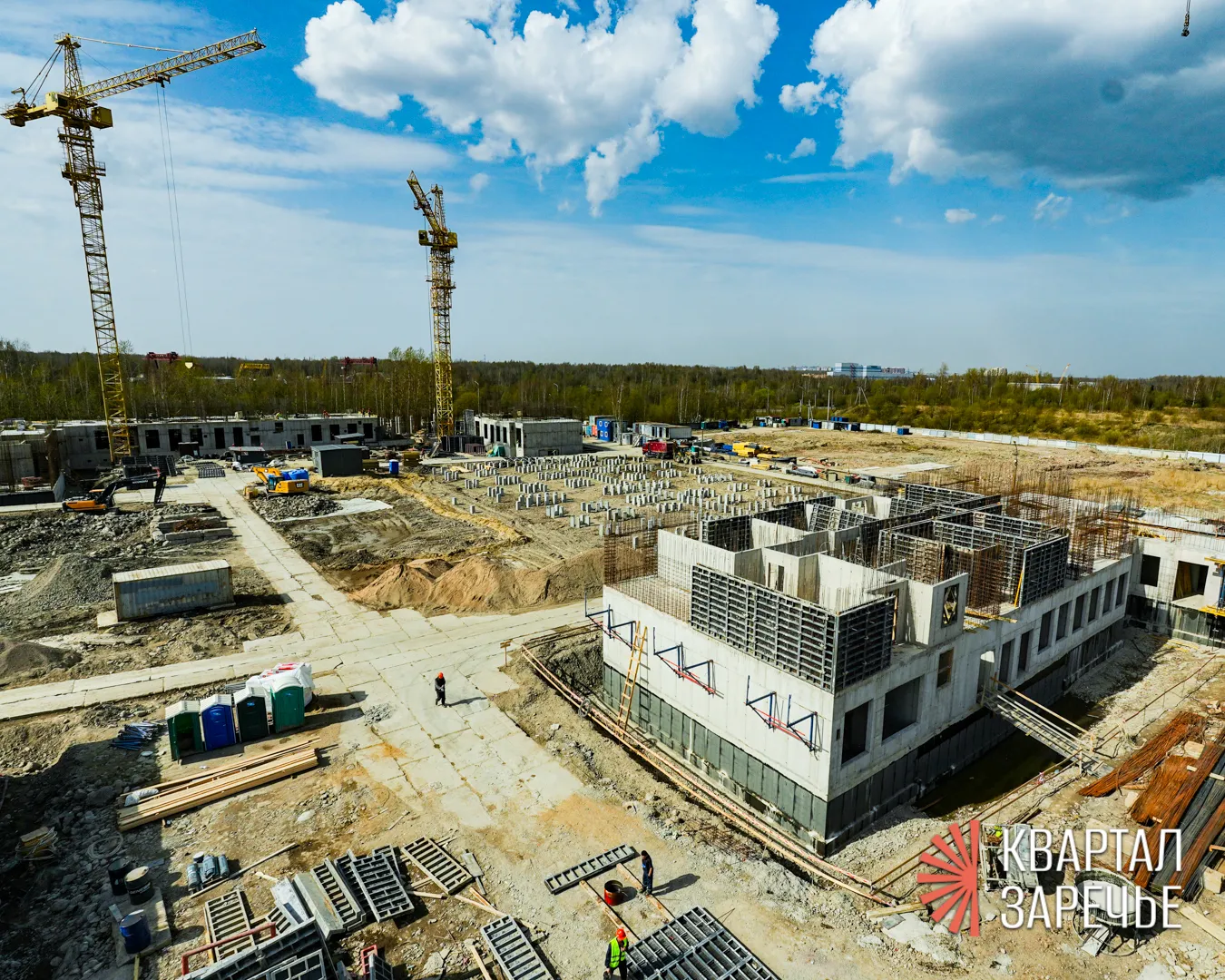 ЖК Квартал Заречье ход строительства