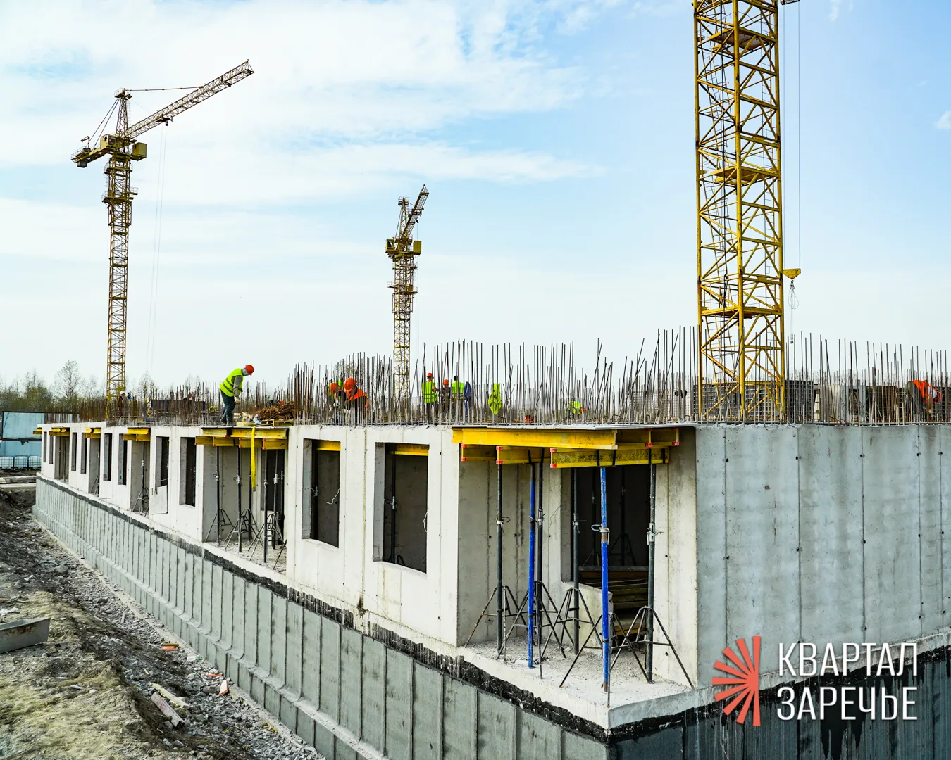 ЖК Квартал Заречье ход строительства