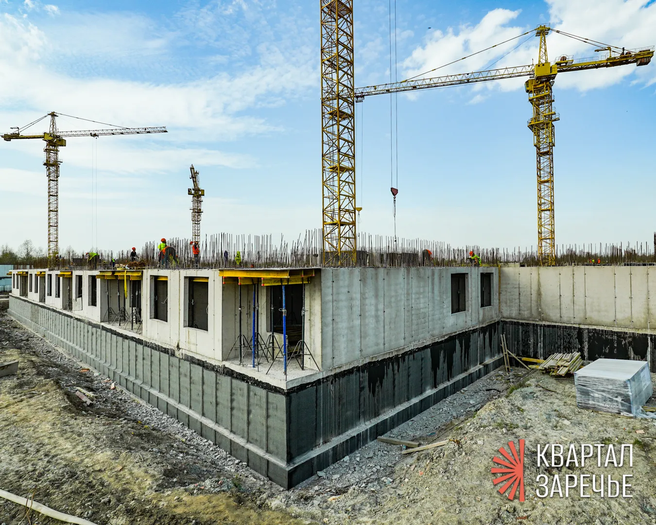 ЖК Квартал Заречье ход строительства
