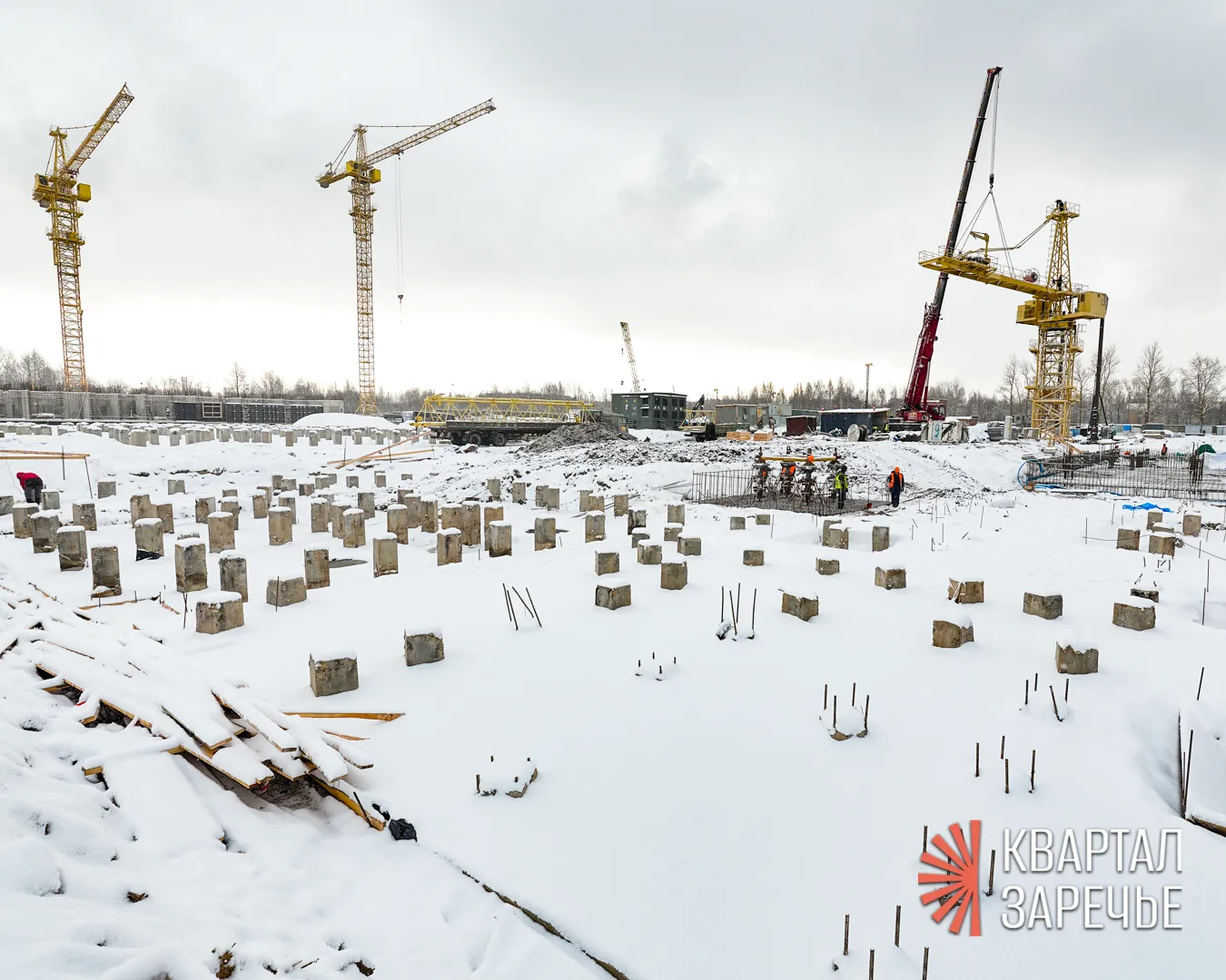ЖК Квартал Заречье ход строительства