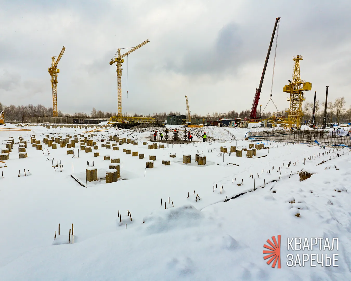 ЖК Квартал Заречье ход строительства