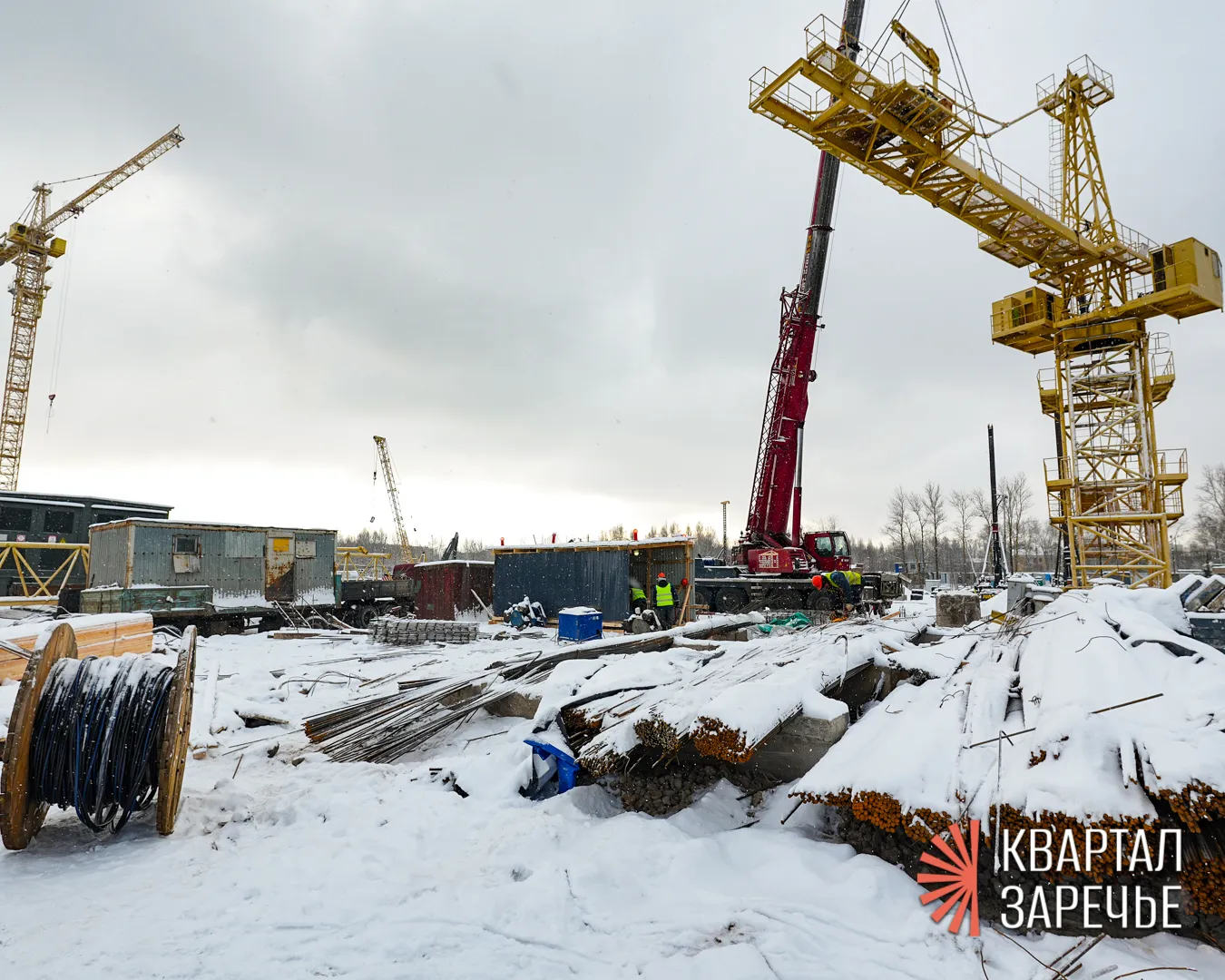 ЖК Квартал Заречье ход строительства