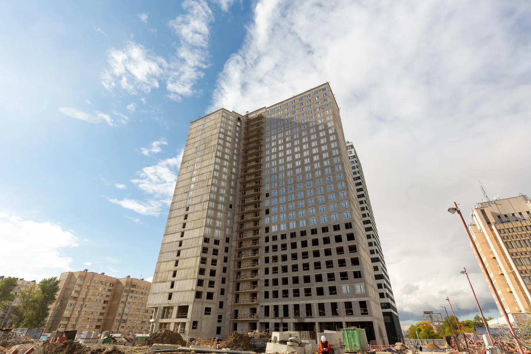 Апарт -отель Vertical Московская ход строительства