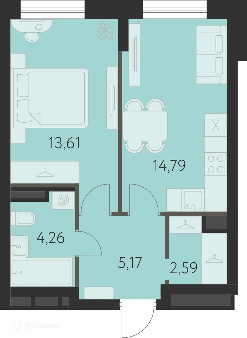 Фото квартиры в ЖК Спутник-1