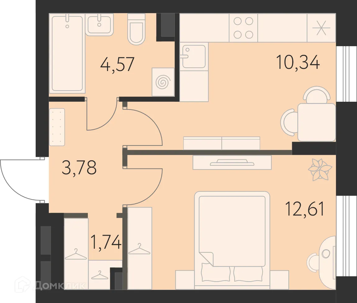 Фото квартиры в ЖК Спутник-1