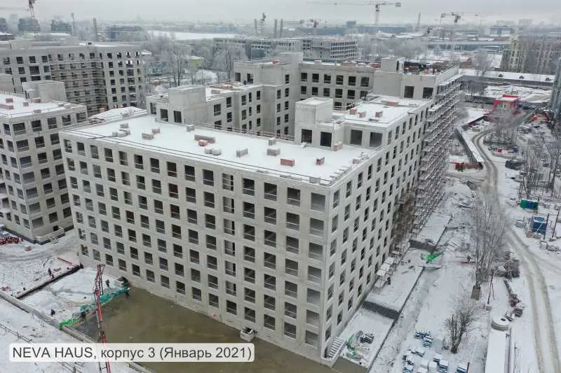 ЖК "NEVA HAUS (НЕВА ХАУС)" ход строительства