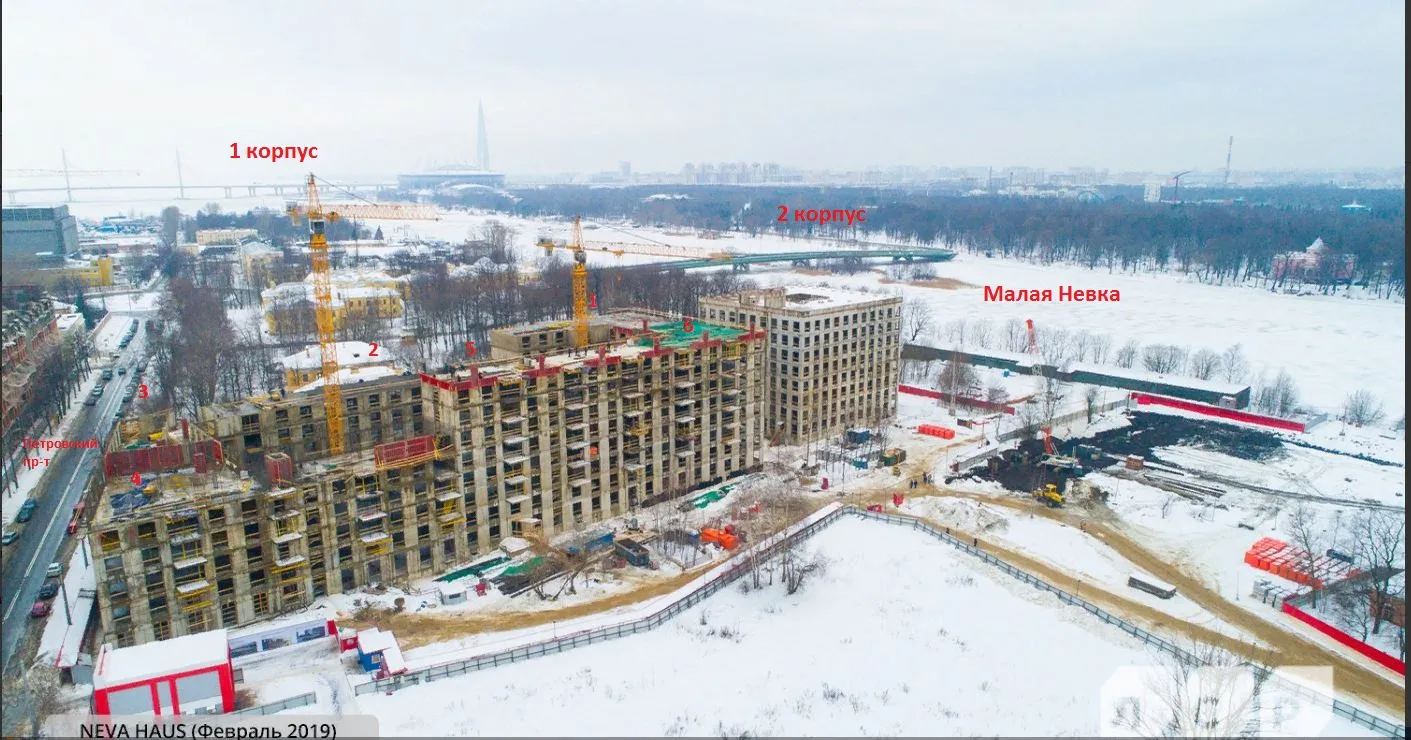 ЖК "NEVA HAUS (НЕВА ХАУС)" ход строительства