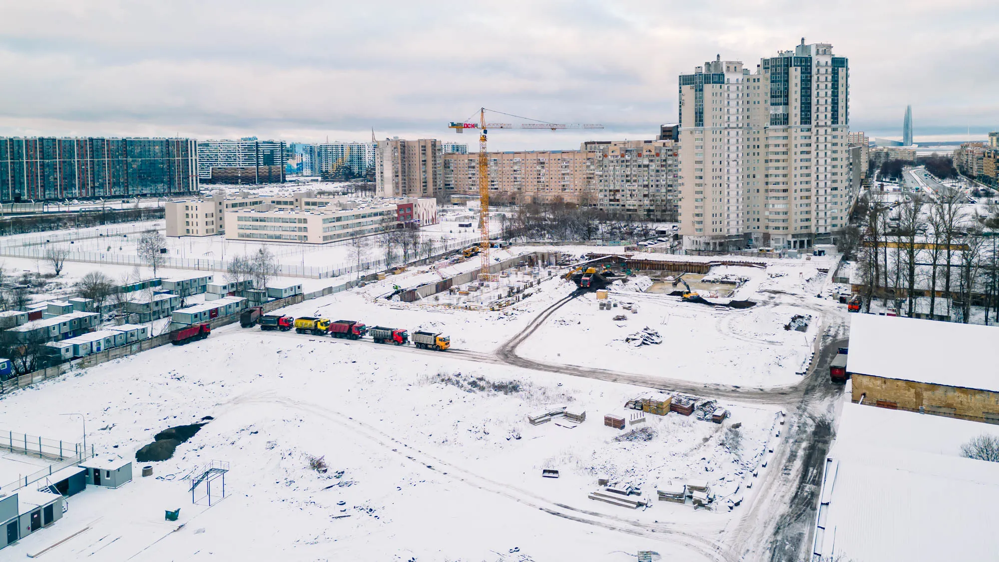 ЖК Галерная гавань ход строительства