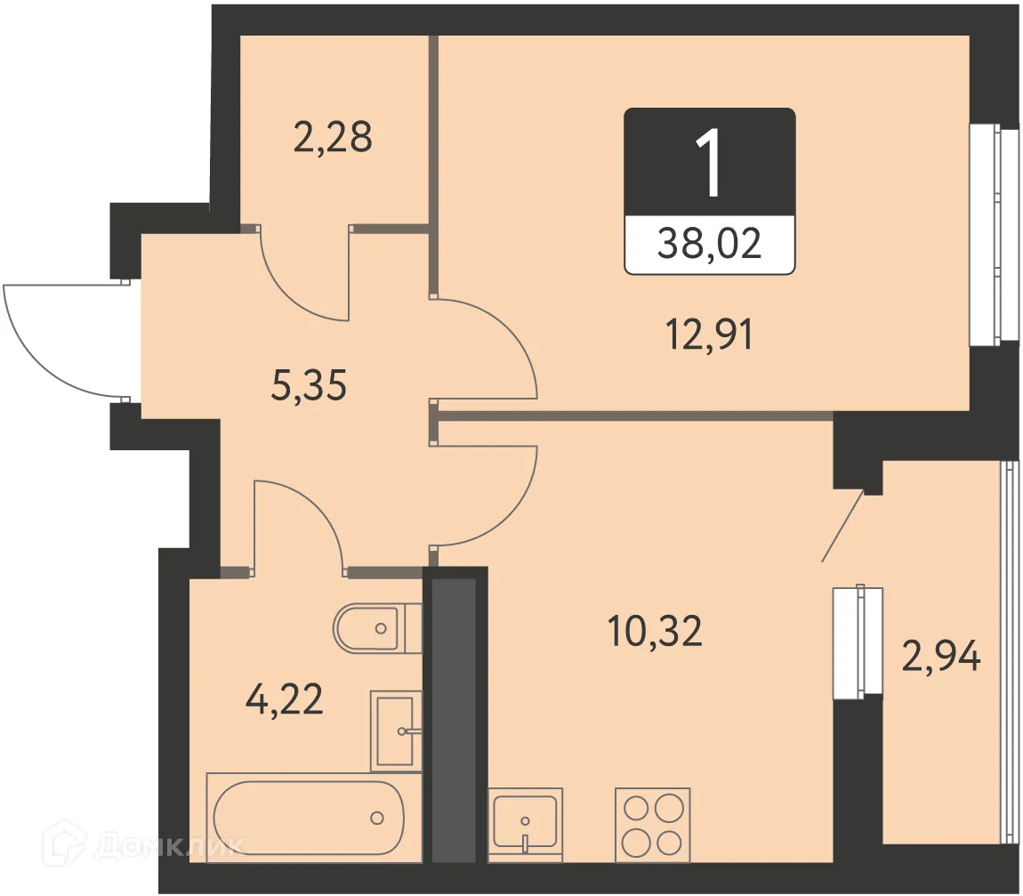 Фото квартиры в ЖК Спутник-1