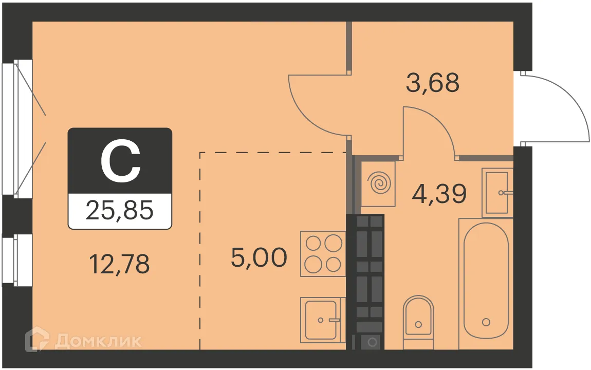 Фото квартиры в ЖК Спутник-1