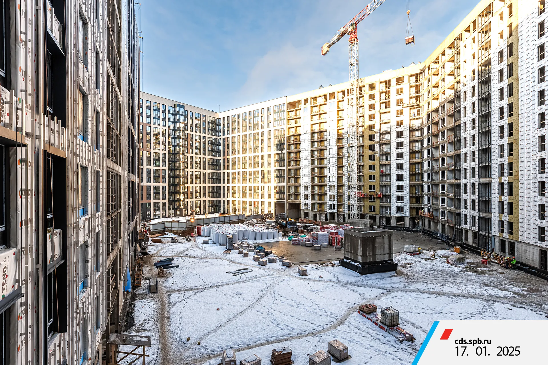 ЖК ЦДС "Чёрная Речка" ход строительства