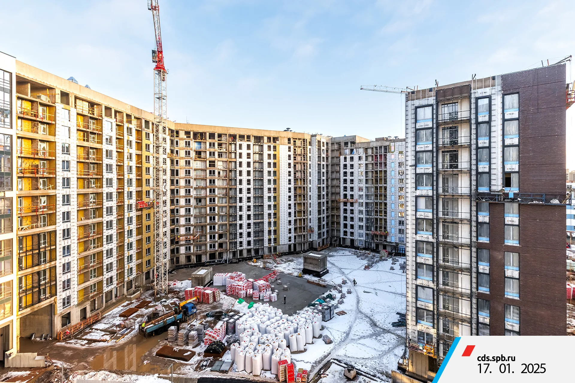 ЖК ЦДС "Чёрная Речка" ход строительства