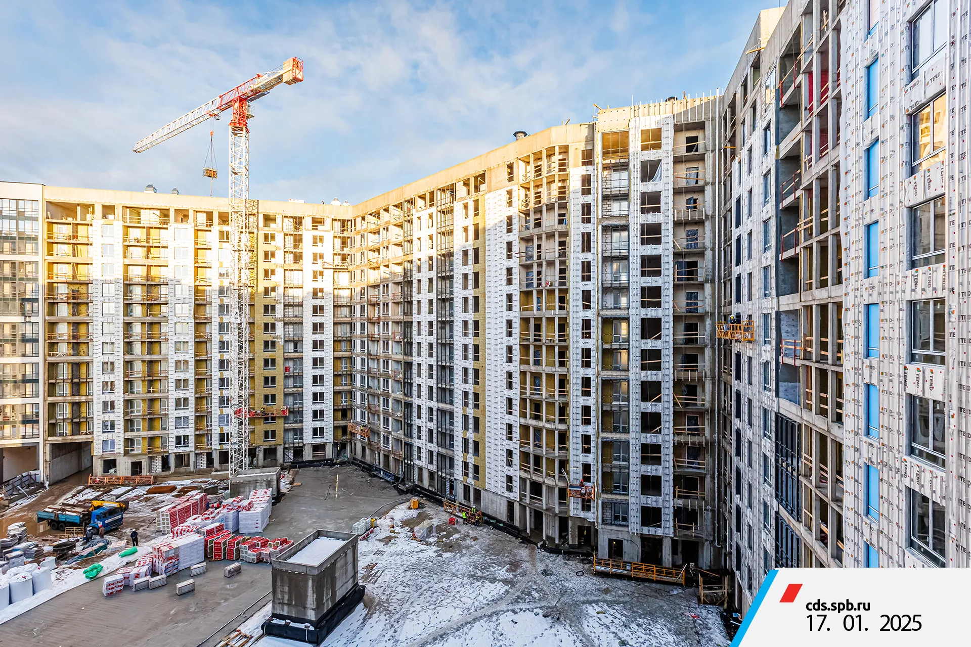 ЖК ЦДС "Чёрная Речка" ход строительства