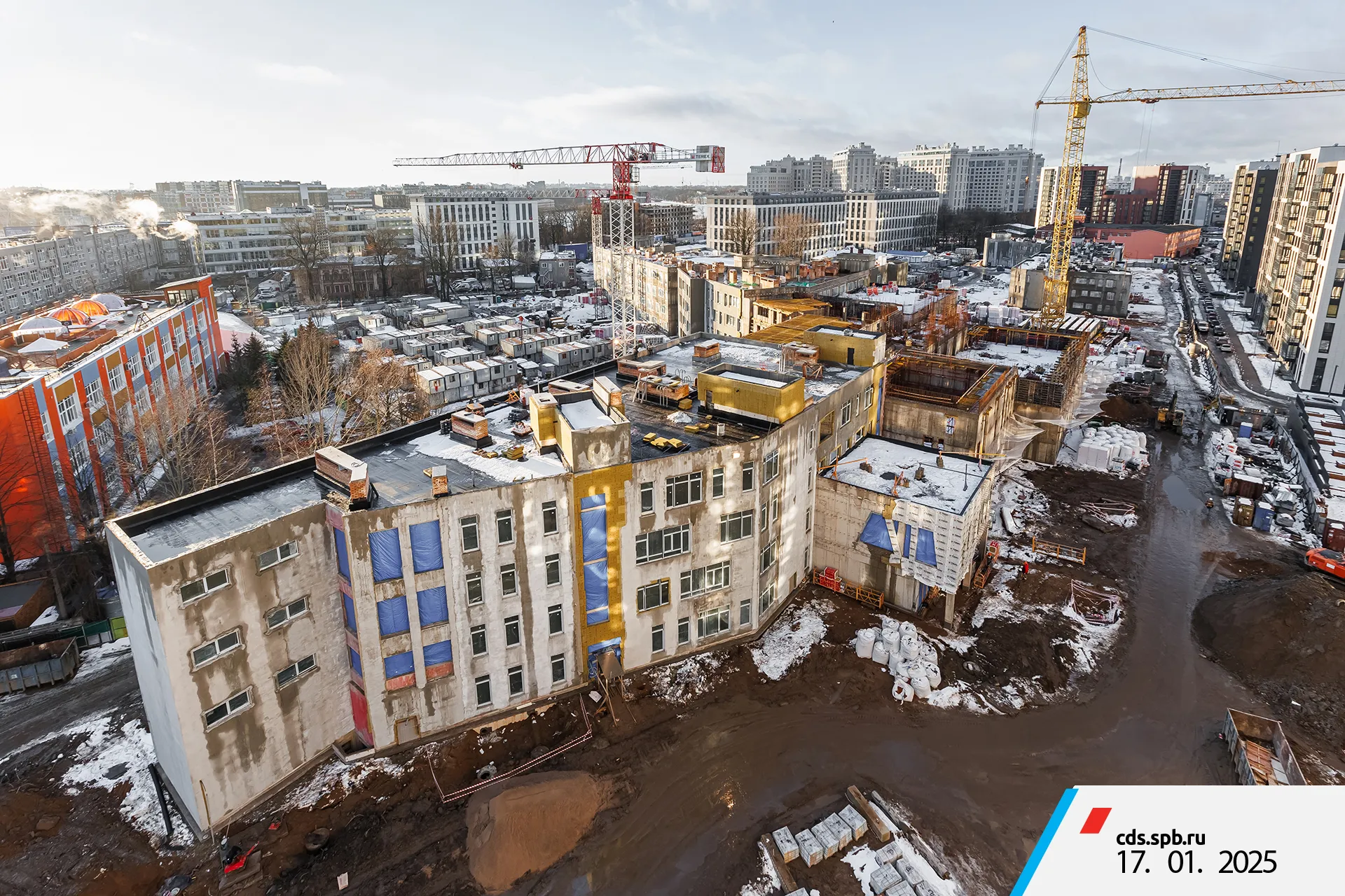 ЖК ЦДС "Чёрная Речка" ход строительства
