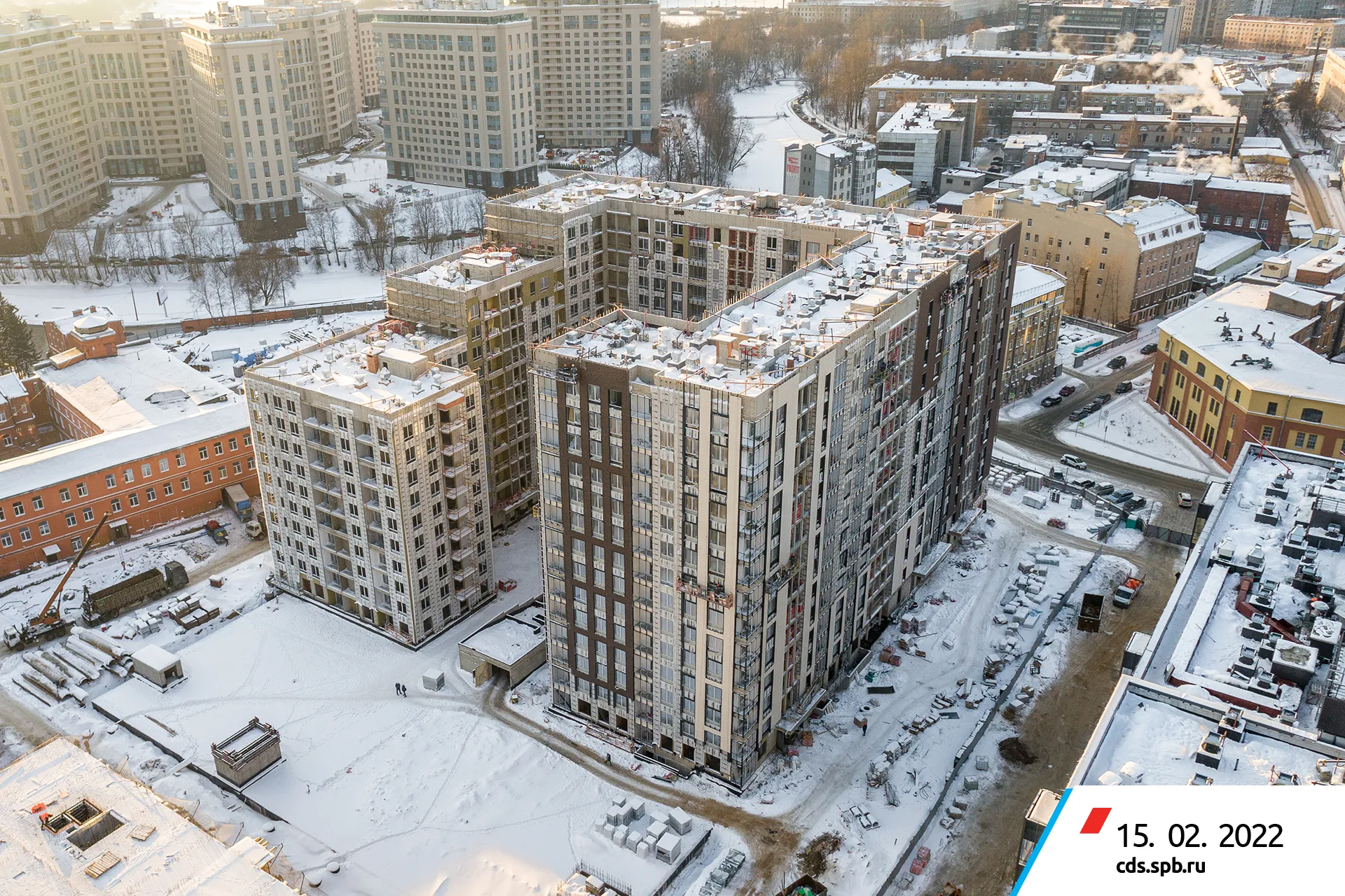 ЖК ЦДС "Чёрная Речка" ход строительства