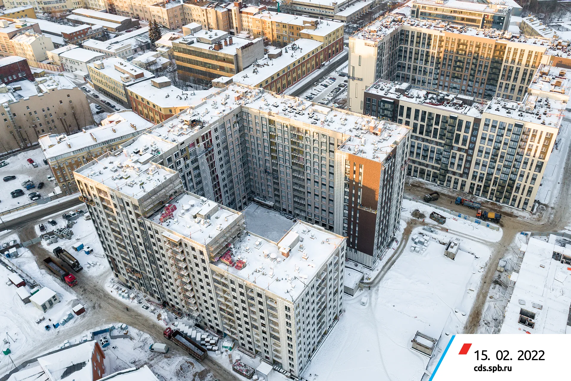 ЖК ЦДС "Чёрная Речка" ход строительства